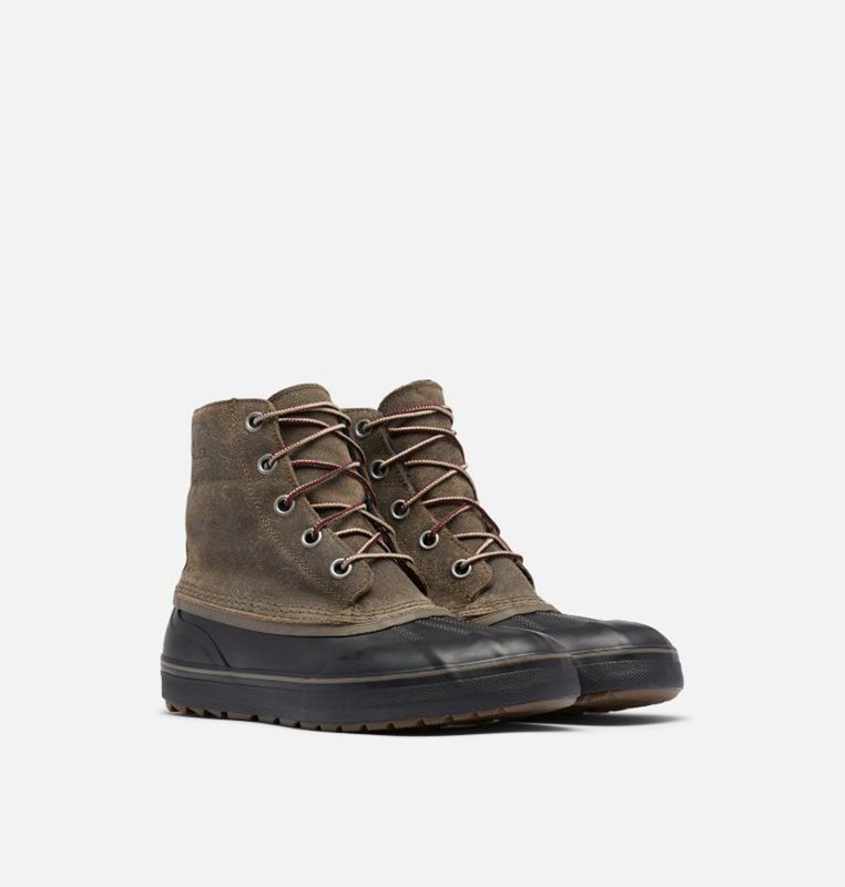 Botines Sorel Hombre - Cheyanne™ Metro Lace Negras Marrones - 65791-LTAK